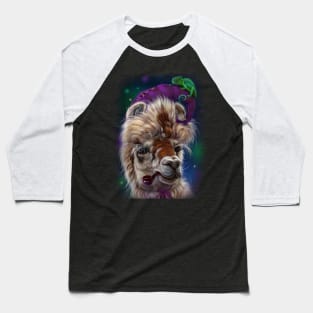 Lama and chameleon Baseball T-Shirt